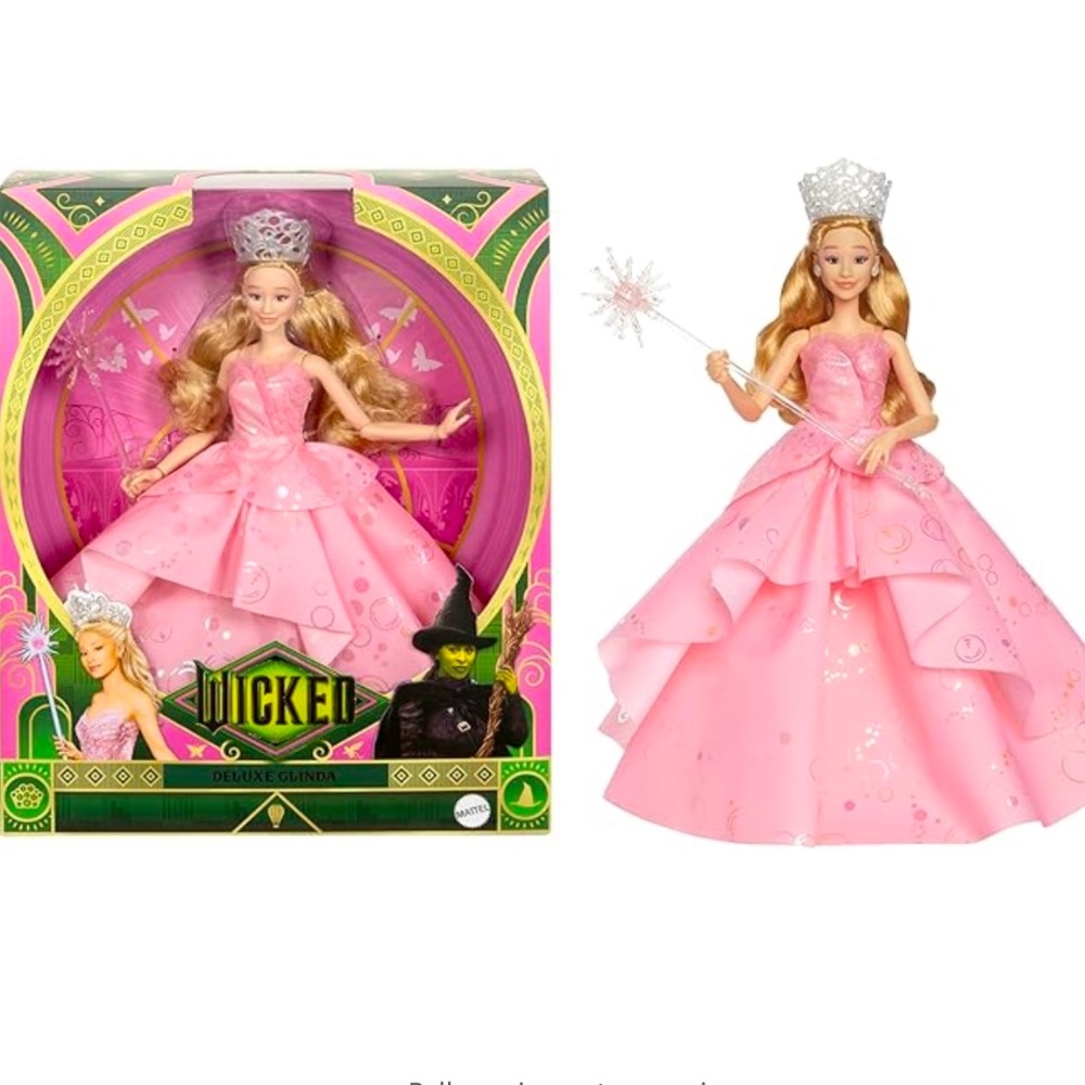 Wicked Movie Glinda Doll New with Misprint